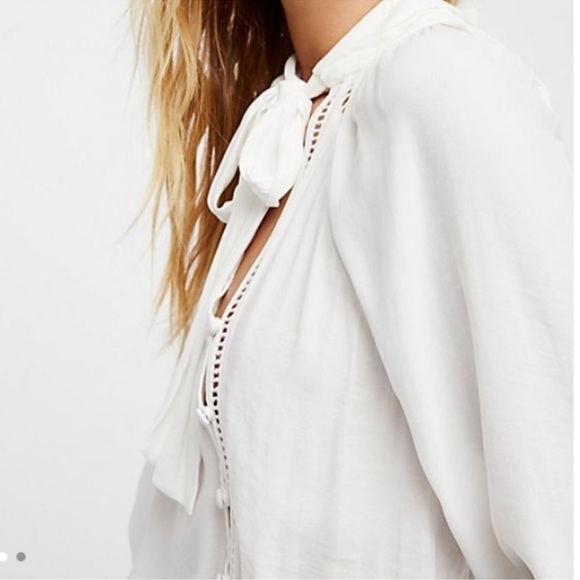 Free people Roam Wild Blouse Sz L - Picture 2 of 13